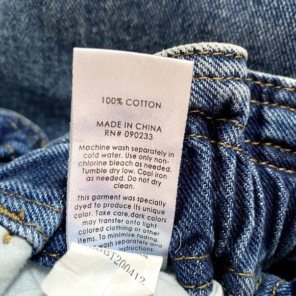 PacSun Seabreak Paperbag Mom Jeans Elastic Waist Rinse Wash Size Small‎ - Picture 9 of 9